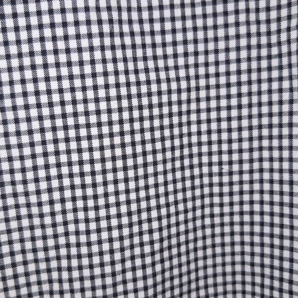 Ralph Lauren Men’s Black Checked Button Down Shirt Size 15 1/2 M Custom Fit Long - Picture 4 of 5
